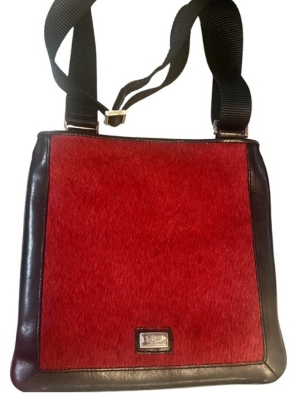 Brighton Rare Vintage Calf Hair   Crossbody Bag - Like New